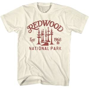 National Parks Redwood Natural T-Shirt